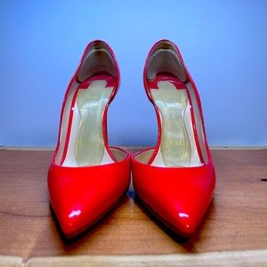 Christian Louboutin Iriza 100 patent leather Fraise size 36